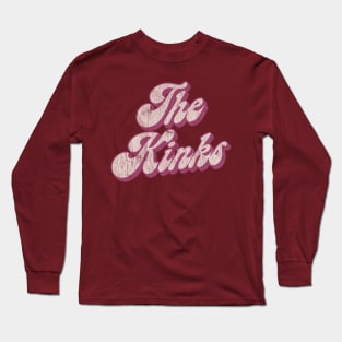The Kinks  / Retro Faded Style Long Sleeve T-Shirt